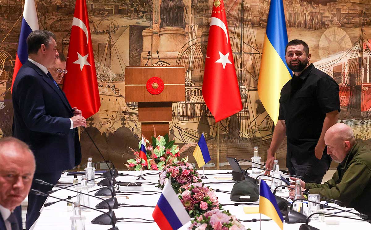 Friedensgespräche zwischen der Ukraine und Russland
